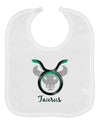 Taurus Symbol Baby Bib