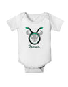 Taurus Symbol Baby Romper Bodysuit-Baby Romper-TooLoud-White-06-Months-Davson Sales