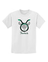 Taurus Symbol Childrens T-Shirt-Childrens T-Shirt-TooLoud-White-X-Small-Davson Sales