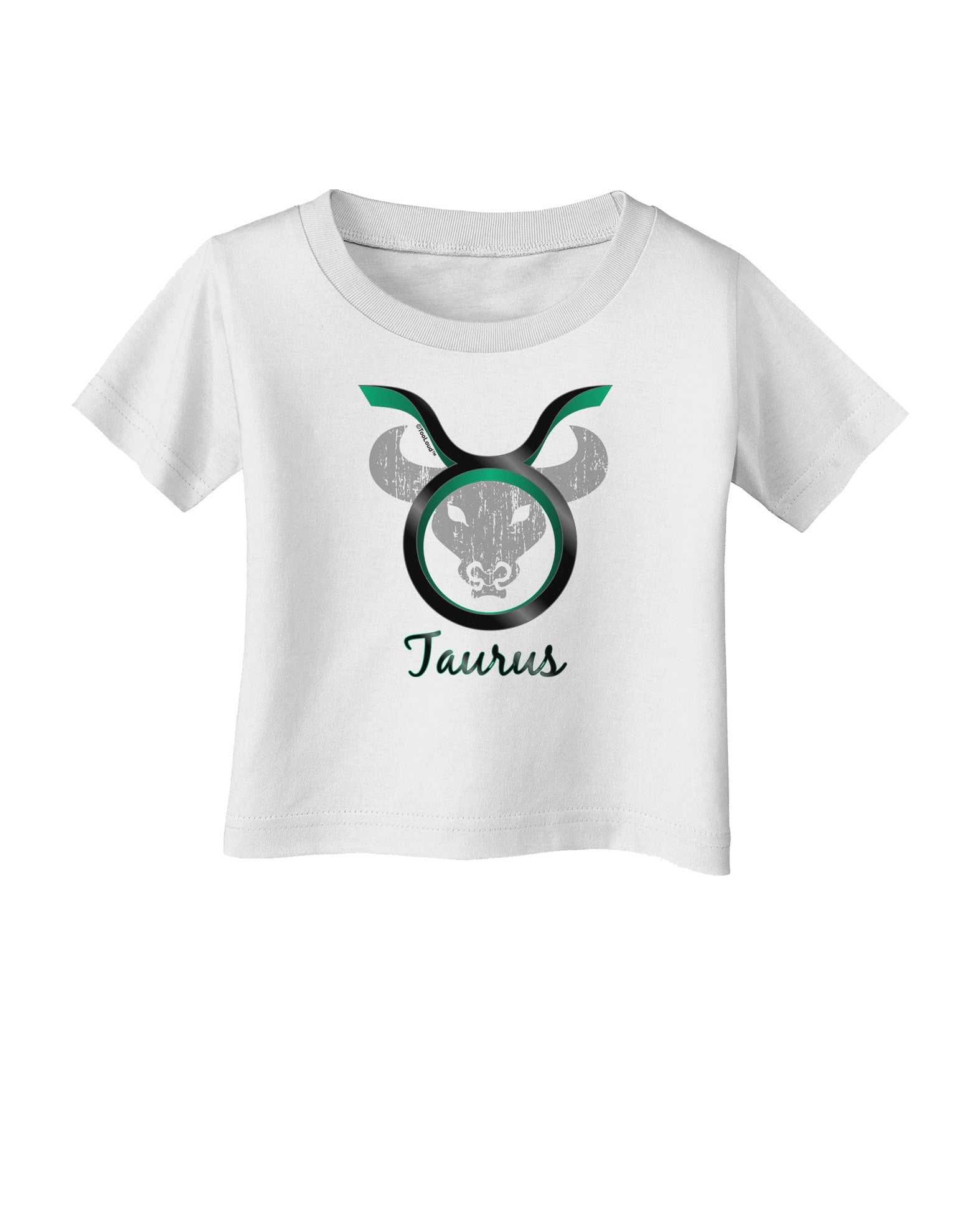 Taurus Symbol Infant T-Shirt-Infant T-Shirt-TooLoud-White-06-Months-Davson Sales