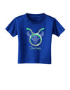 Taurus Symbol Toddler T-Shirt Dark-Toddler T-Shirt-TooLoud-Royal-Blue-2T-Davson Sales