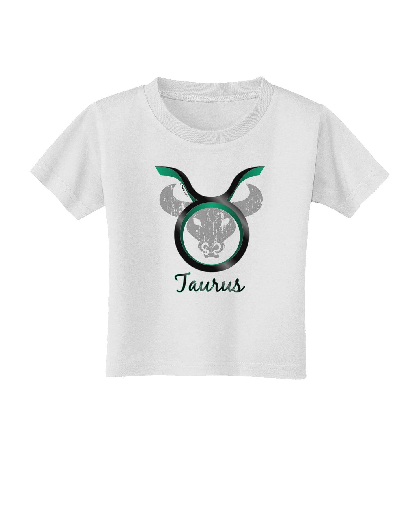 Taurus Symbol Toddler T-Shirt-Toddler T-Shirt-TooLoud-White-2T-Davson Sales