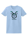 Taurus Symbol Womens T-Shirt-Womens T-Shirt-TooLoud-Light-Blue-X-Small-Davson Sales