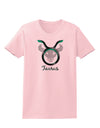 Taurus Symbol Womens T-Shirt-Womens T-Shirt-TooLoud-PalePink-X-Small-Davson Sales