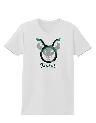 Taurus Symbol Womens T-Shirt-Womens T-Shirt-TooLoud-White-X-Small-Davson Sales