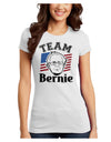 Team Bernie Juniors Petite T-Shirt-T-Shirts Juniors Tops-TooLoud-White-Juniors Fitted X-Small-Davson Sales