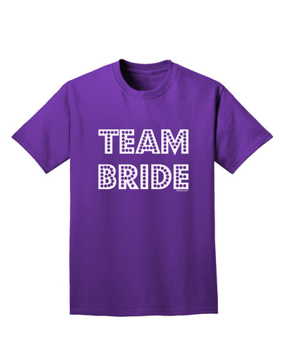 Team Bride Adult Dark T-Shirt-Mens T-Shirt-TooLoud-Purple-Small-Davson Sales