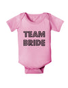 Team Bride Baby Romper Bodysuit-Baby Romper-TooLoud-Pink-06-Months-Davson Sales