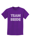 Team Bride Childrens Dark T-Shirt-Childrens T-Shirt-TooLoud-Purple-X-Small-Davson Sales