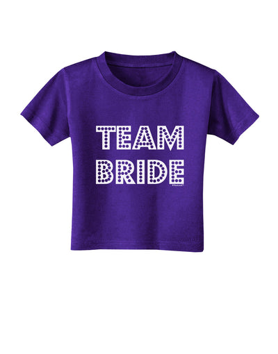 Team Bride Toddler T-Shirt Dark-Toddler T-Shirt-TooLoud-Purple-2T-Davson Sales