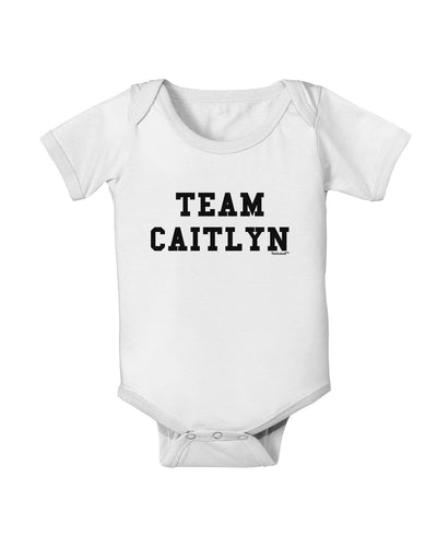 Team Caitlyn Baby Romper Bodysuit-Baby Romper-TooLoud-White-06-Months-Davson Sales