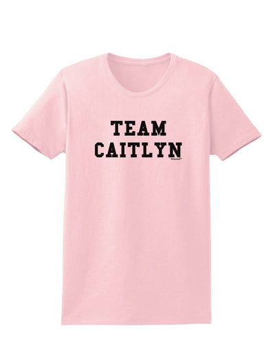 Team Caitlyn Womens T-Shirt-Womens T-Shirt-TooLoud-PalePink-X-Small-Davson Sales