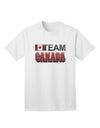 Team Canada Adult T-Shirt - Sporty Edition for the Active Enthusiast-Mens T-shirts-TooLoud-White-Small-Davson Sales