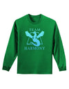 Team Harmony Adult Long Sleeve Dark T-Shirt-TooLoud-Kelly-Green-Small-Davson Sales