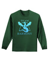 Team Harmony Adult Long Sleeve Dark T-Shirt-TooLoud-Dark-Green-Small-Davson Sales