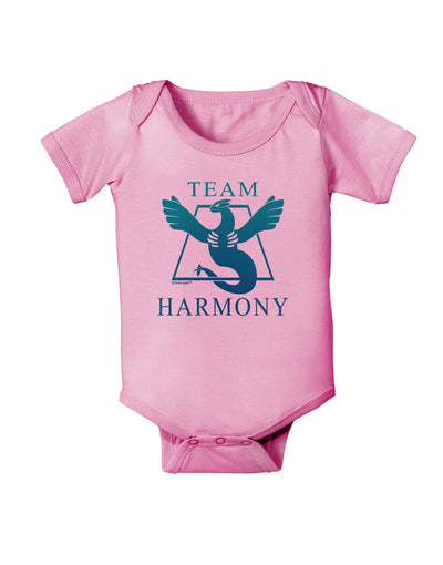 Team Harmony Baby Romper Bodysuit-Baby Romper-TooLoud-Pink-06-Months-Davson Sales