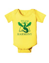 Team Harmony Baby Romper Bodysuit-Baby Romper-TooLoud-Yellow-06-Months-Davson Sales