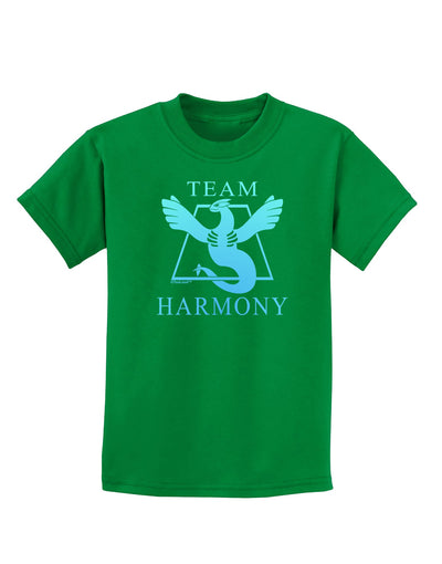 Team Harmony Childrens Dark T-Shirt-Childrens T-Shirt-TooLoud-Kelly-Green-X-Small-Davson Sales