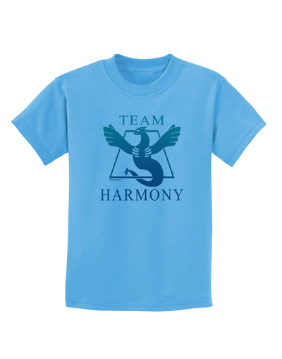 Team Harmony Childrens T-Shirt-Childrens T-Shirt-TooLoud-Aquatic-Blue-X-Small-Davson Sales