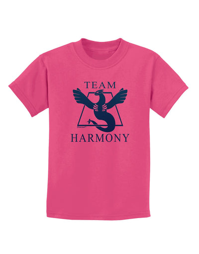 Team Harmony Childrens T-Shirt-Childrens T-Shirt-TooLoud-Sangria-X-Small-Davson Sales