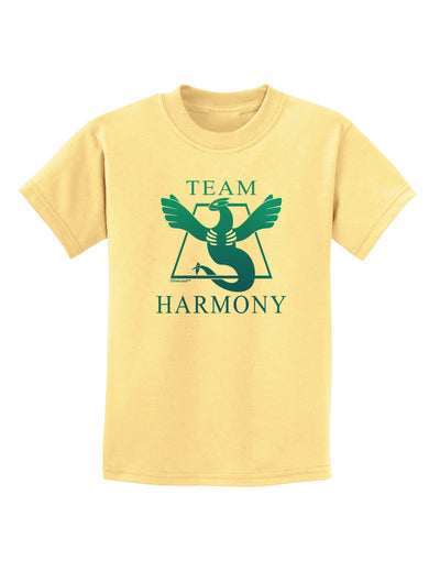 Team Harmony Childrens T-Shirt-Childrens T-Shirt-TooLoud-Daffodil-Yellow-X-Small-Davson Sales