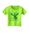 Team Harmony Toddler T-Shirt-Toddler T-Shirt-TooLoud-Lime-Green-2T-Davson Sales