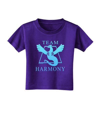 Team Harmony Toddler T-Shirt Dark-Toddler T-Shirt-TooLoud-Purple-2T-Davson Sales