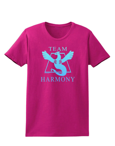Team Harmony Womens Dark T-Shirt-TooLoud-Hot-Pink-Small-Davson Sales