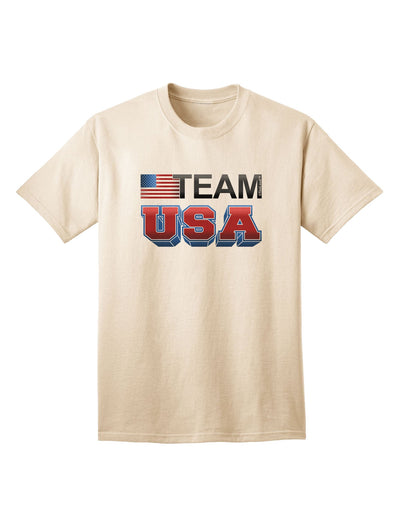 Team USA Adult T-Shirt - Sporty Edition for the Active Enthusiast-Mens T-shirts-TooLoud-Natural-Small-Davson Sales