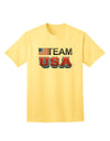 Team USA Adult T-Shirt - Sporty Edition for the Active Enthusiast-Mens T-shirts-TooLoud-Yellow-Small-Davson Sales