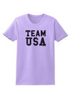 Team USA Distressed Text Womens T-Shirt-Womens T-Shirt-TooLoud-Lavender-X-Small-Davson Sales