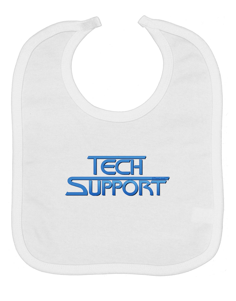 Tech Support Logo Baby Bib