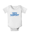 Tech Support Logo Baby Romper Bodysuit-Baby Romper-TooLoud-White-06-Months-Davson Sales