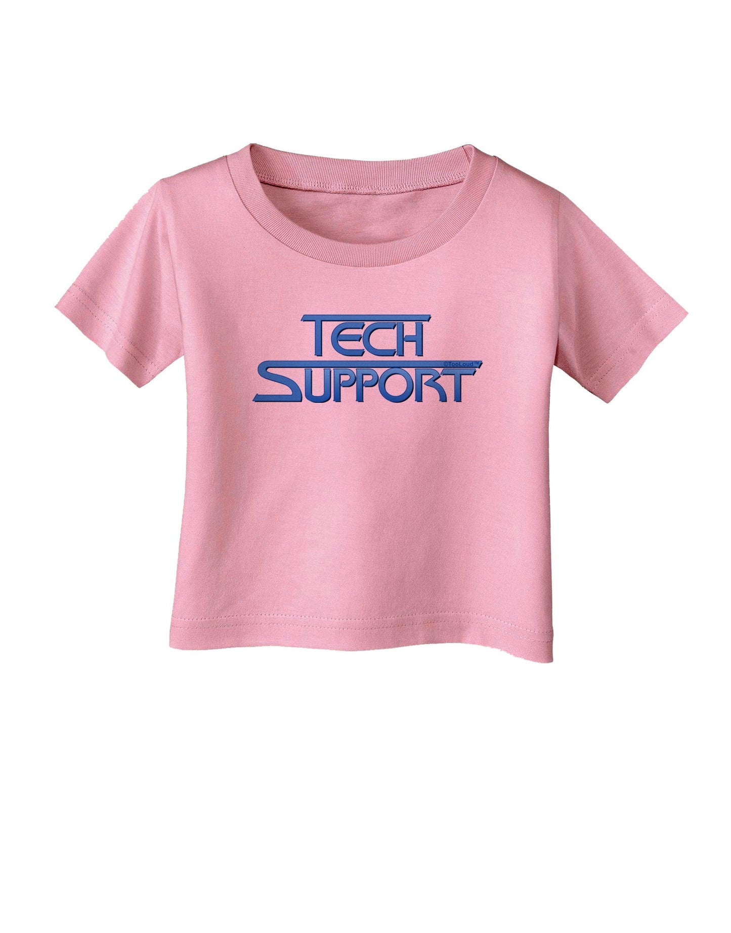 Tech Support Logo Infant T-Shirt-Infant T-Shirt-TooLoud-Candy-Pink-06-Months-Davson Sales