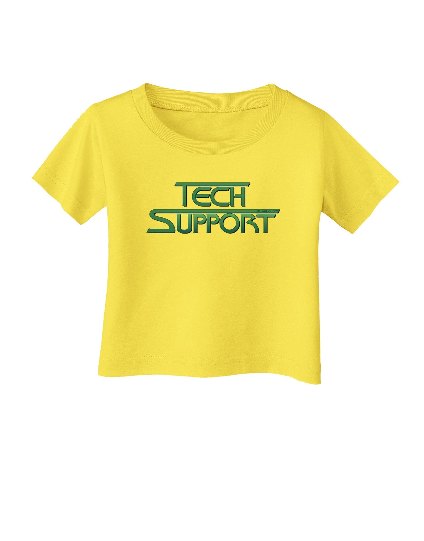 Tech Support Logo Infant T-Shirt-Infant T-Shirt-TooLoud-Yellow-06-Months-Davson Sales