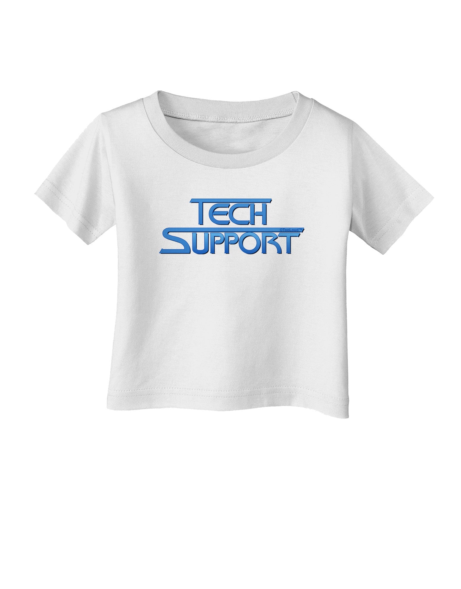 Tech Support Logo Infant T-Shirt-Infant T-Shirt-TooLoud-White-06-Months-Davson Sales