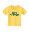 Tech Support Logo Toddler T-Shirt-Toddler T-Shirt-TooLoud-Yellow-2T-Davson Sales