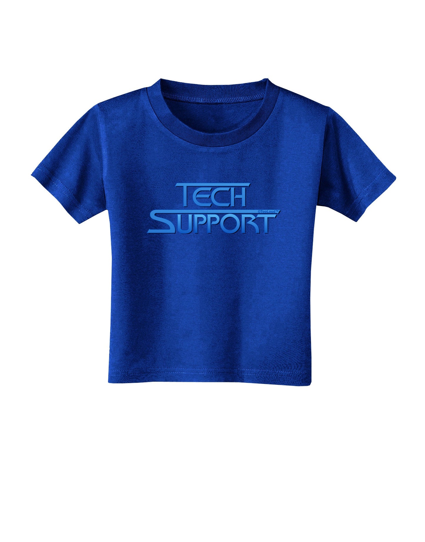 Tech Support Logo Toddler T-Shirt Dark-Toddler T-Shirt-TooLoud-Royal-Blue-2T-Davson Sales