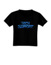 Tech Support Logo Toddler T-Shirt Dark-Toddler T-Shirt-TooLoud-Black-2T-Davson Sales