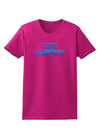 Tech Support Logo Womens Dark T-Shirt-TooLoud-Hot-Pink-Small-Davson Sales