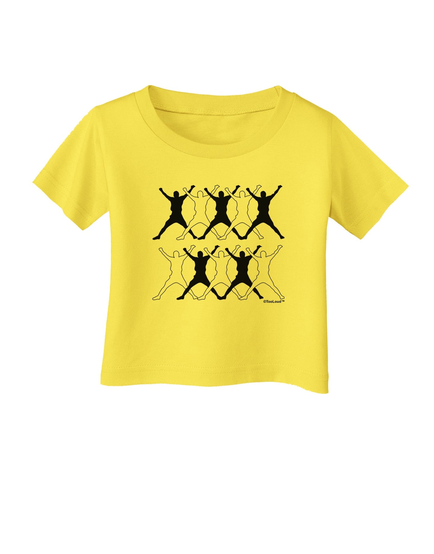 Ten Lords A Leaping Infant T-Shirt-Infant T-Shirt-TooLoud-Yellow-06-Months-Davson Sales