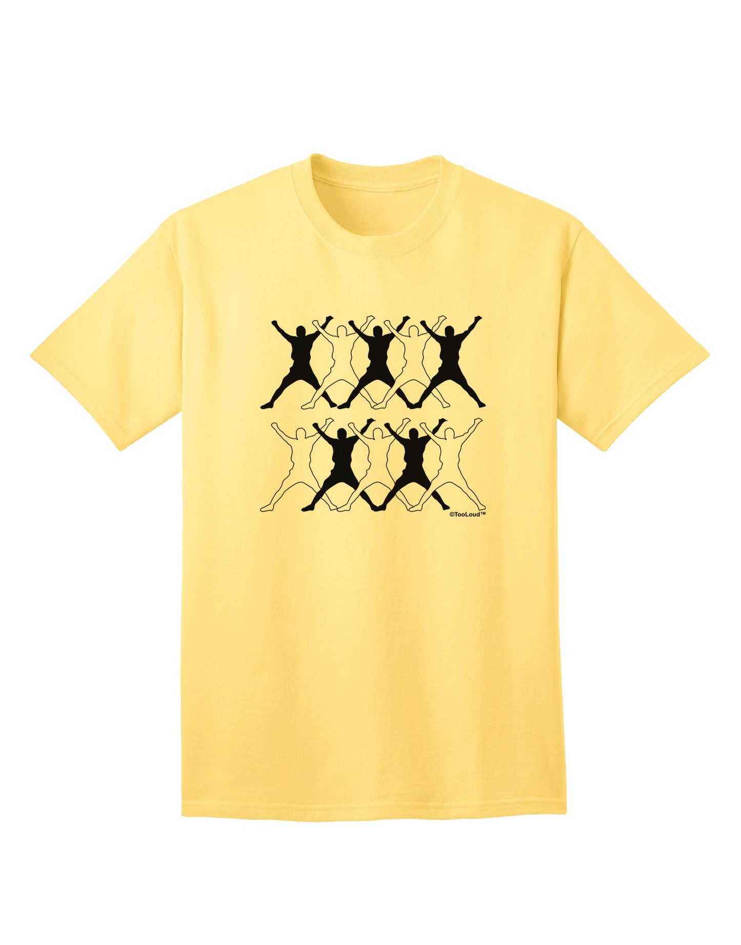 Ten Lords A Leaping Premium Adult T-Shirt - Ecommerce Exclusive Collection-Mens T-shirts-TooLoud-Yellow-Small-Davson Sales