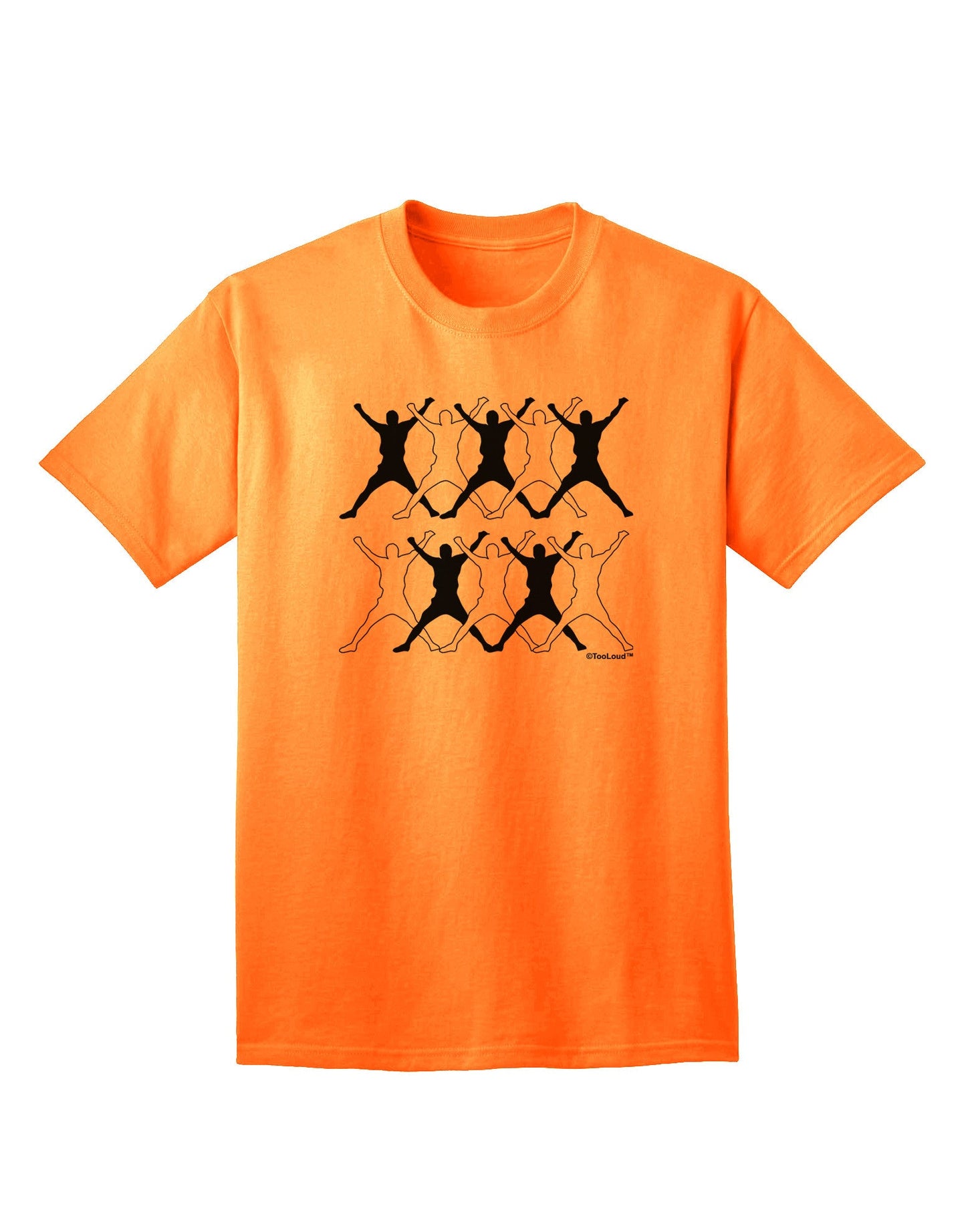 Ten Lords A Leaping - Premium Adult Text T-Shirt for Discerning Ecommerce Shoppers-Mens T-shirts-TooLoud-Neon-Orange-Small-Davson Sales