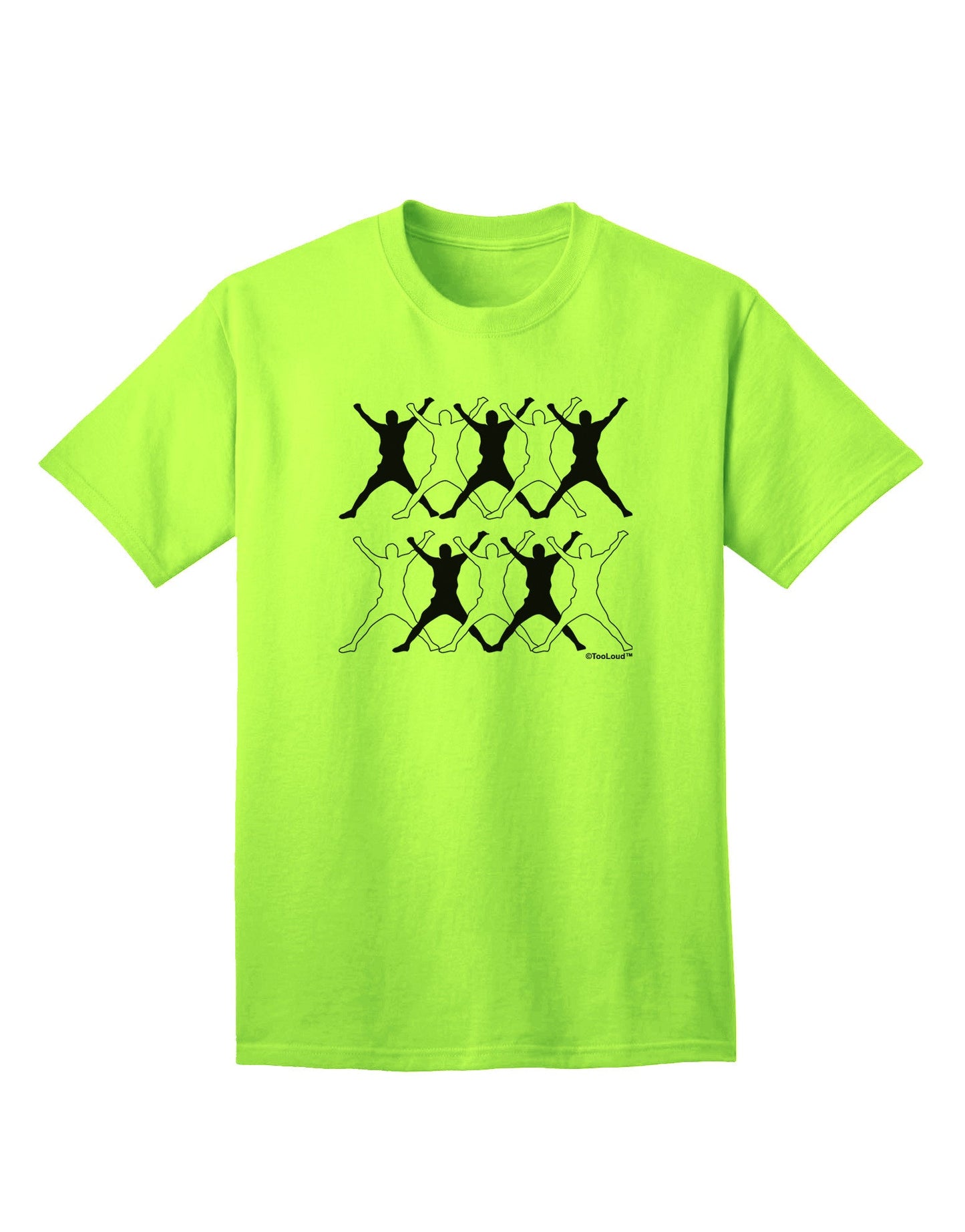 Ten Lords A Leaping - Premium Adult Text T-Shirt for Discerning Ecommerce Shoppers-Mens T-shirts-TooLoud-Neon-Green-Small-Davson Sales