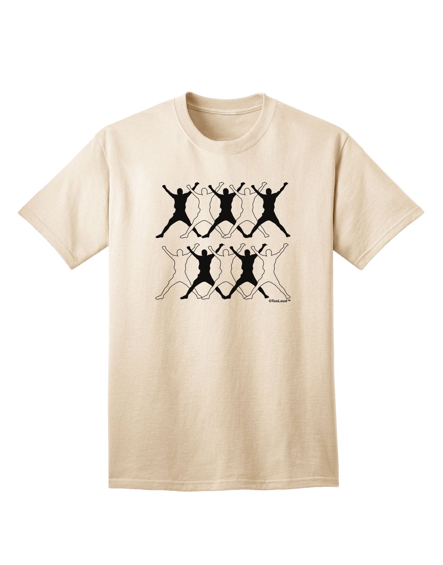 Ten Lords A Leaping - Premium Adult Text T-Shirt for Discerning Ecommerce Shoppers-Mens T-shirts-TooLoud-Natural-Small-Davson Sales