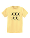 Ten Lords A Leaping Text Childrens T-Shirt-Childrens T-Shirt-TooLoud-Daffodil-Yellow-X-Small-Davson Sales