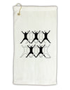 Ten Lords A Leaping Text Micro Terry Gromet Golf Towel 11&#x22;x19-Golf Towel-TooLoud-White-Davson Sales