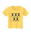 Ten Lords A Leaping Text Toddler T-Shirt-Toddler T-Shirt-TooLoud-Yellow-2T-Davson Sales