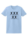 Ten Lords A Leaping Text Womens T-Shirt-Womens T-Shirt-TooLoud-Light-Blue-X-Small-Davson Sales