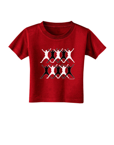 Ten Lords A Leaping Toddler T-Shirt Dark-Toddler T-Shirt-TooLoud-Red-2T-Davson Sales